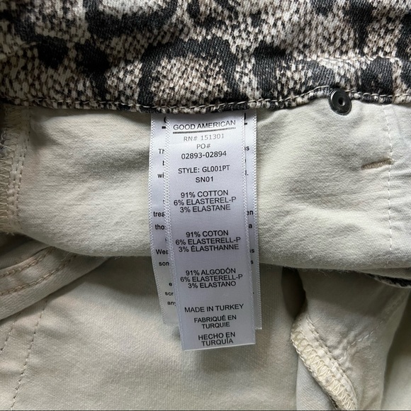 Good American Snake Print Good Legs High Waist Skinny Jeans - Picture 7 of 7